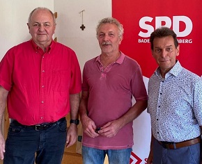 Thomas Kraft, Manfred Silberzahn und MdL Klaus Ranger